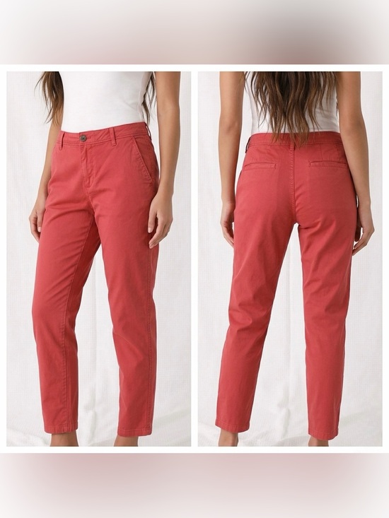 Talbots Denim - TALBOTS Women’s Girlfriend Chico Faded Red Jeans Size 12